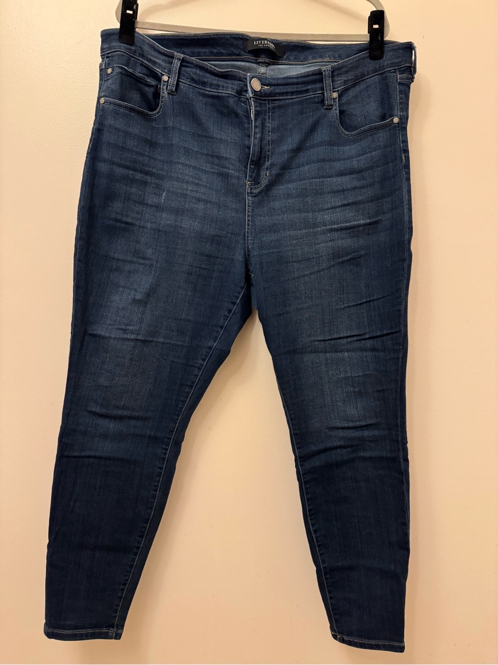 Liverpool Wantable dark blue skinny jeans